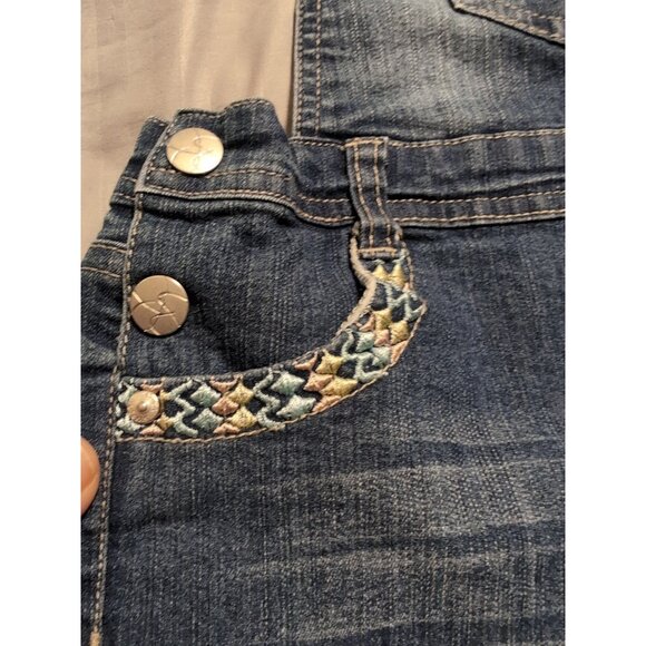 Jessica Simpson Blue Denim Shortall Overalls Girl Toddler Size 5 - Picture 2 of 6